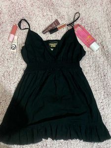 Black Mini Dress - Guess Jeans