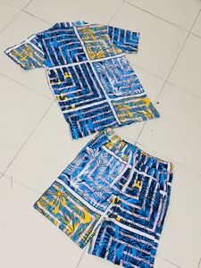 Tropical Print Matching Set Boy 10-11 Year