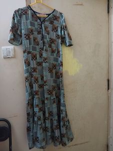 Printed Long Dress