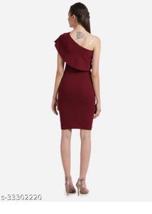 Chic One-Shoulder Party Dress