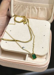 Emerald Pendant Necklace