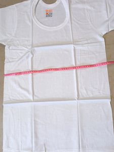 Dixcy Scott Originals 95cm(XL size) 100% Cotton Round Neck With Sleeve Vest For Mens