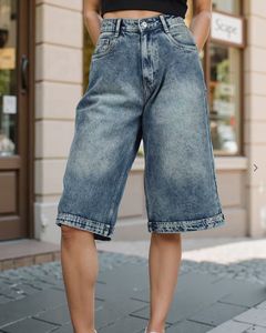 Knee Lenth Denim Short