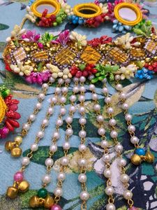 Haldi Ceremony Mirror Jewelry For Brides