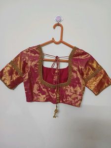 Aari worked Silk Blouse