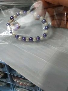 Pearl Bracelet with Charm