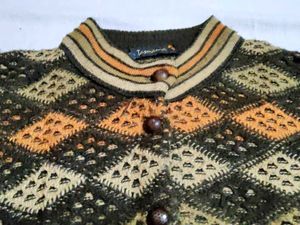 Patterned Knit Cardigan