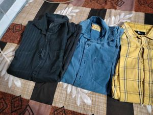 Combo Of 5 Men Shirt Used Faded Colour Some