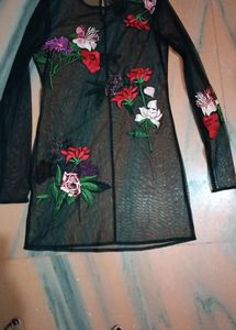 Sheer Black Dress