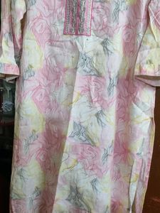 Floral Print Kurta With Pant