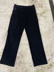 blue and black jeans
