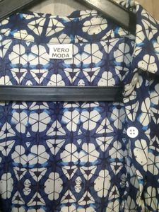 Blue Patterned Shirt