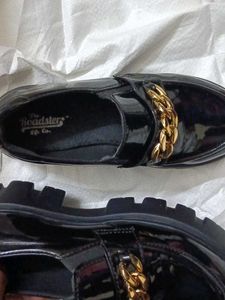Roadster Black Patent Loafers