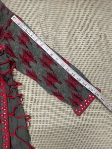 Olive Kurta with Embellishments
