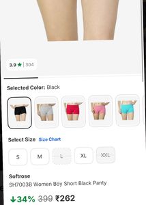 Body Hugging Boyshorts for women - 3 piece combo