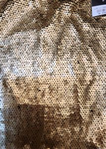 Gold Sequin Tank Top by Dorothy Perkins