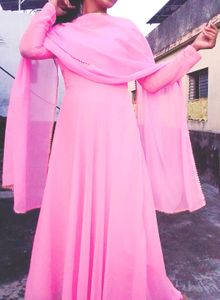 Pink Kurta Set &amp; Dupatta