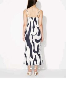 Trendy Zebra Print Midi Dress