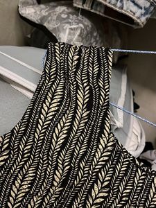 Black And Gold Kurti