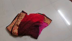 heavy embroidered dupatta with 3 shades