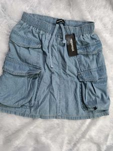 Denim Mini Skirt