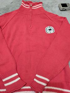 Polo sylt Red Knit Pullover Sweater