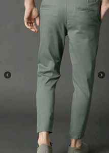 Men&#39;s Olive Green Casual  chinos pant