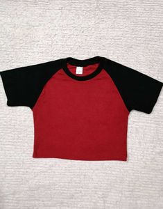 Red & Black Crop Top ❤️🖤