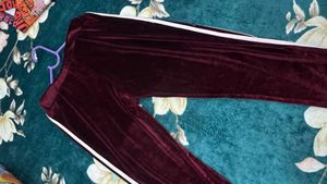 Velvet Track Pants - Stylish &amp; Comfy