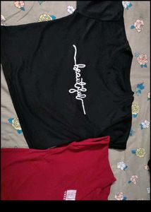2crop Tshirt Used Just 2_3 Time No Coin