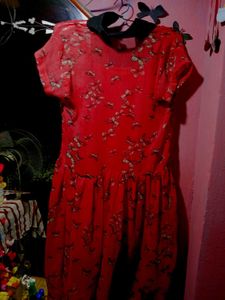 Red Butterfly Dress