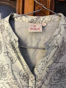 Floral Print 3/4 Sleeve Top