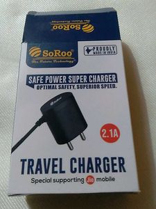 SoRoo Travel Charger - 2.1A - Jio Compatible