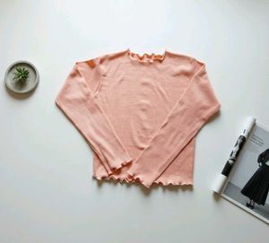 🍑Korean Peach Long Sleeve Top🍑