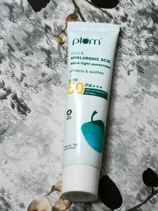Plum Sunscreen, Face Wash And Moisturiser