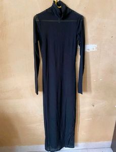 Black Sheer Bodycon Dress