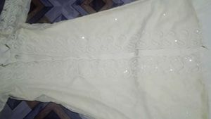 Elegant Esthetic Girl lenhga dress with shrug