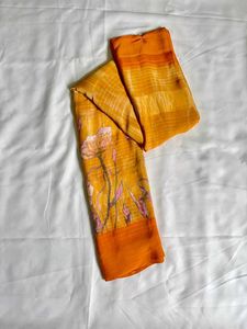 Floral Print Saree
