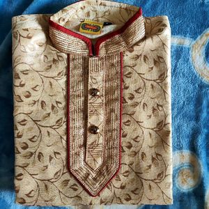 Elegant Floral Print Kurta