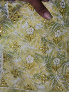 Anarkali Type Dress Its  Only Colour Is Light