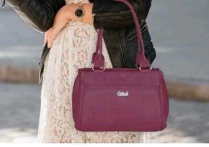 Elegant Purple Handbag