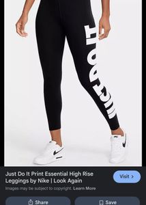 workout tights  Leggings Blue Colour Just Do It