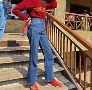 High - Waist Wide - Leg Jeans