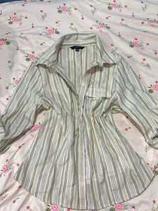 Striped Button-Down Shirt