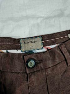 Lyocell Brown Shorts