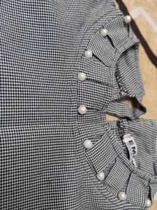 Striped Blouse with Floral Embroidery