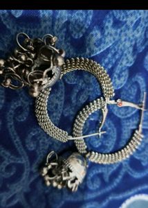 Hoop Jhumka Earrings