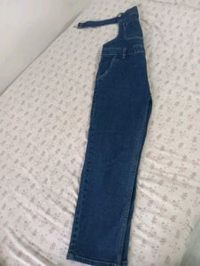 Max Women’s Solid Denim Dungaree – Brand New