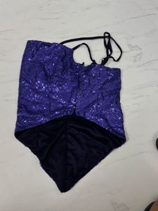 sparkling blue top