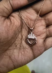 Pure Silver Chain Heartin Dollar